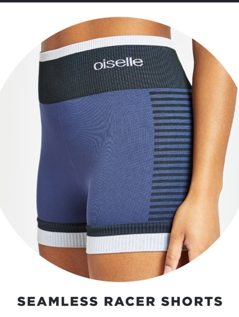 Oiselle Seamless Racer Shorts Size Large